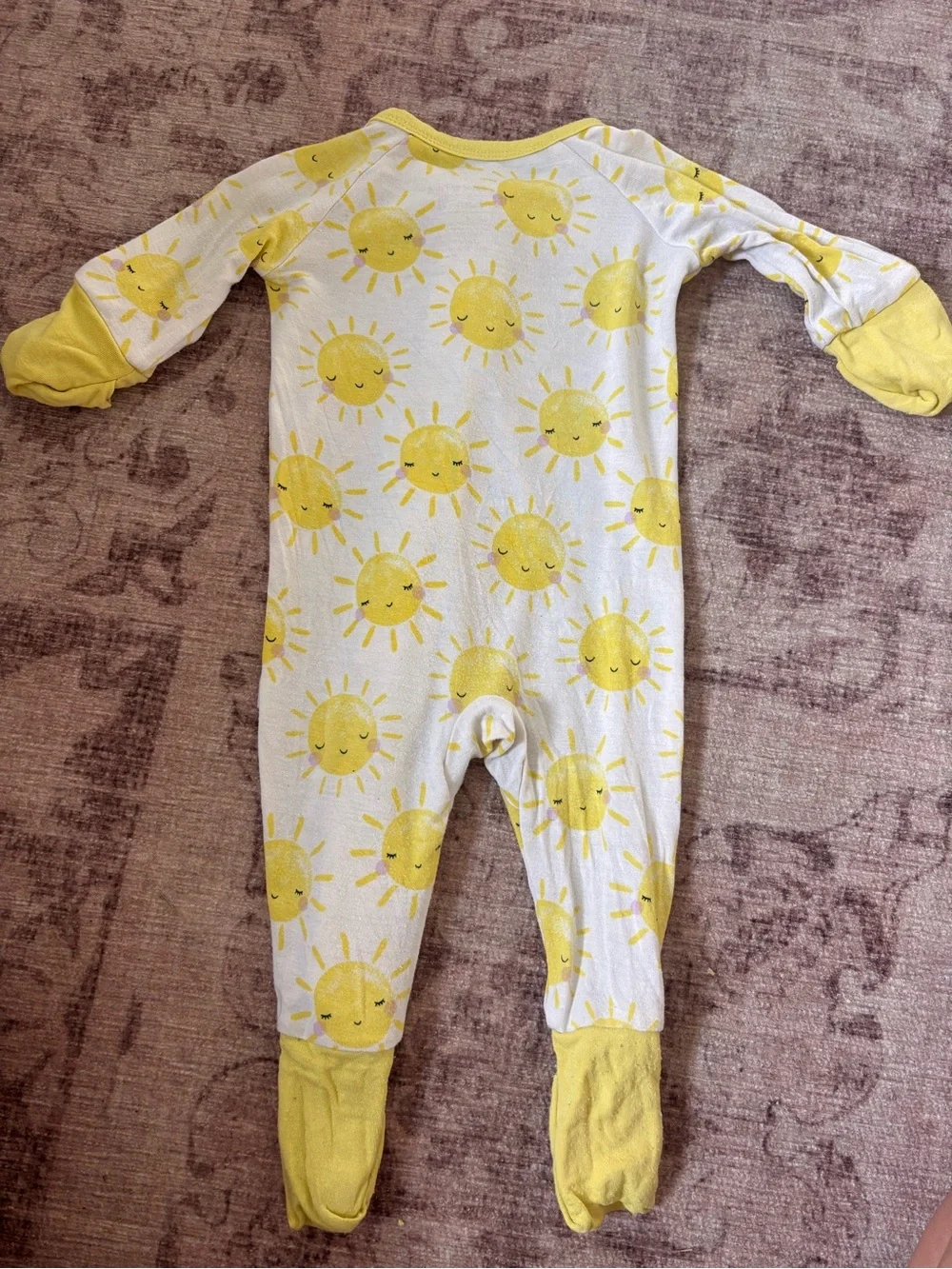 little sleepies baby bamboo footie sleeper
